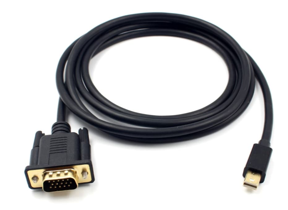 Кабель S0781 Mini DisplayPort M-VGA M 1.8м однонаправленный Black
