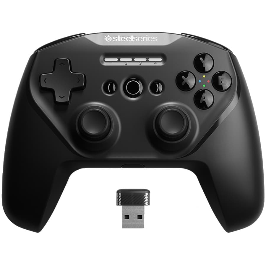 Бездротовий геймпад джойстик SteelSeries Stratus Duo для Windows Android VR Black (69075)