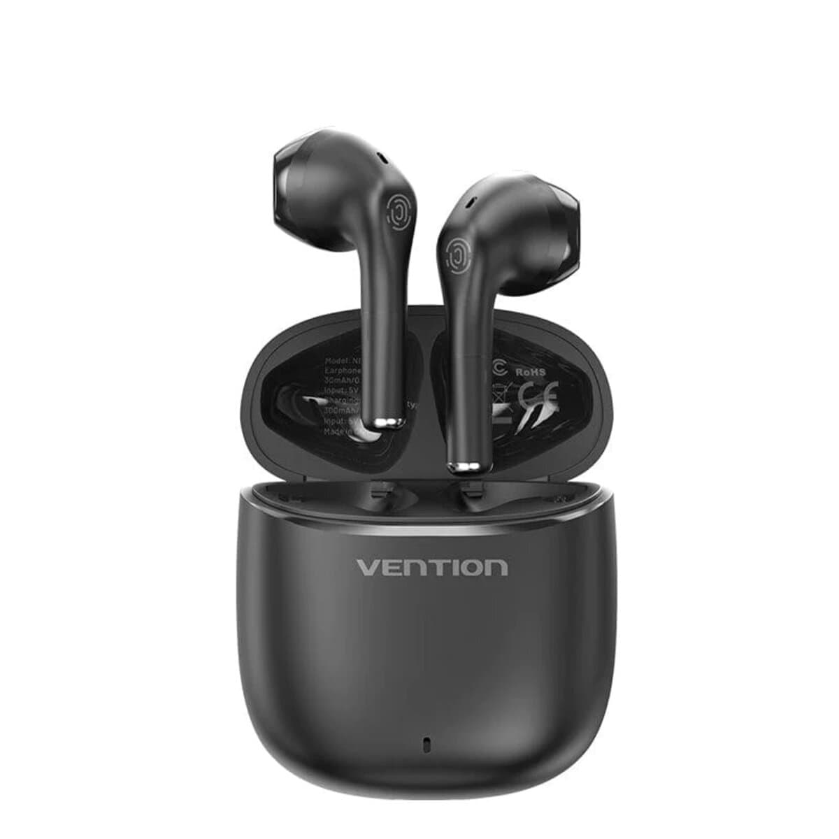 Беспроводные наушники Vention Elf Earbuds E02 BT5.3 IPX4 300mAh Black (NBGB0)