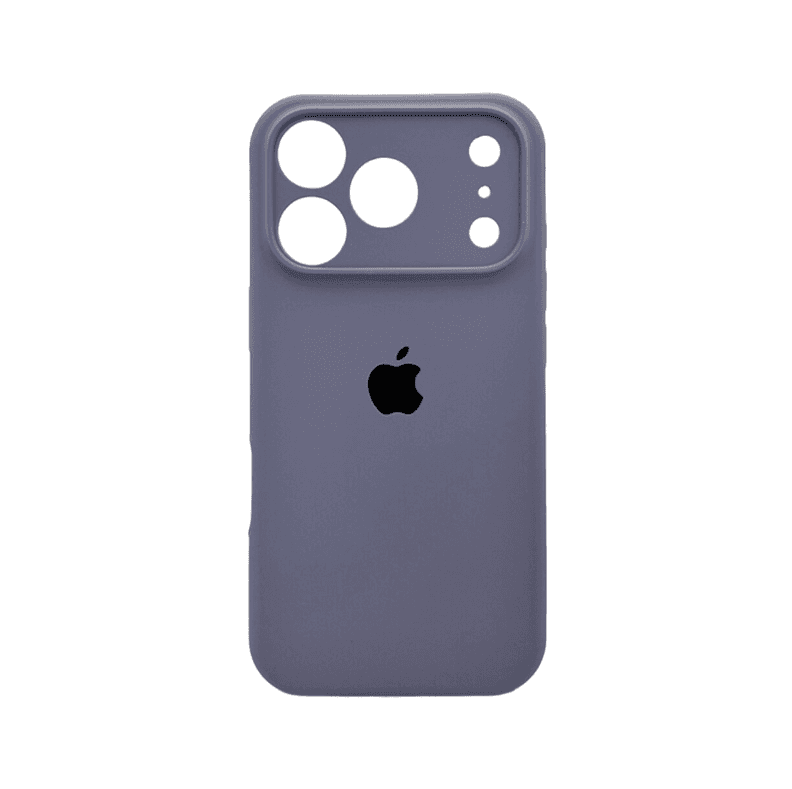 Защитный чехол-накладка Silicone Full Case AA Camera Protect для Apple iPhone 17 Pro Lavender Grey (FullAAi17P-28)