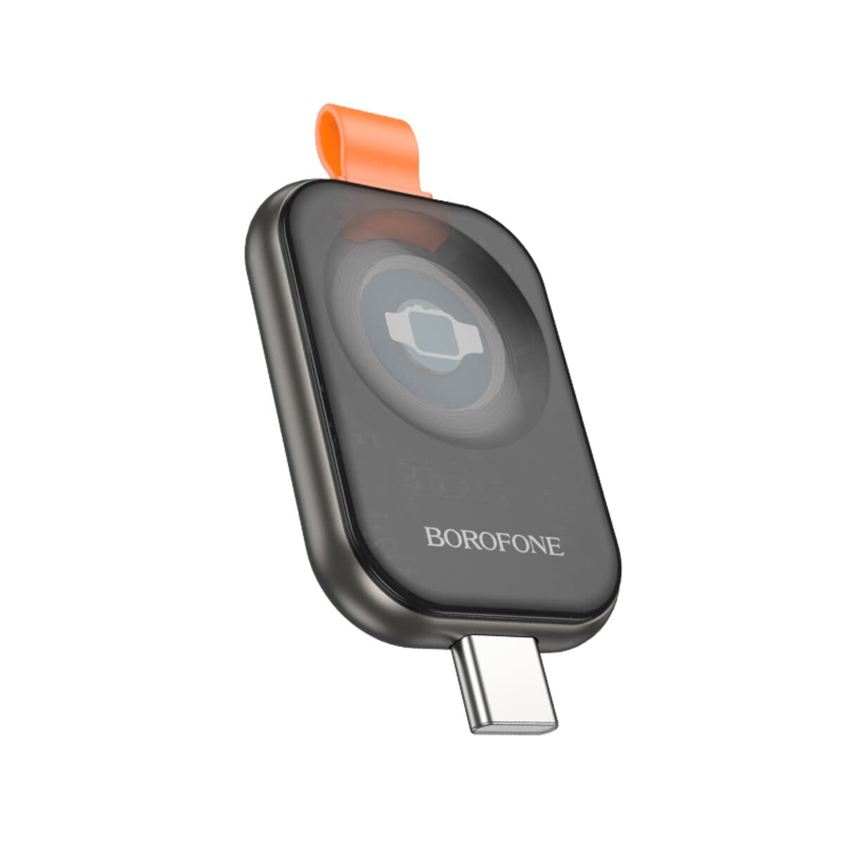 Бездротовий зарядний пристрій для iWatch BOROFONE BQ25A Wireless charger Metal Grey