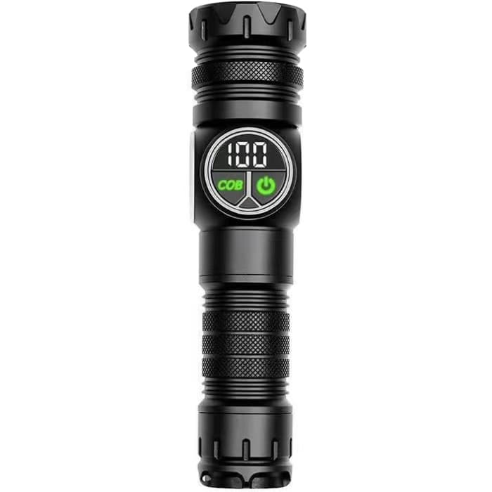 Ручний ліхтарик LiitoKala LF-1826 Type-C Power bank акумулятор 18650 (не входить у комплект) Black (LF-1826)