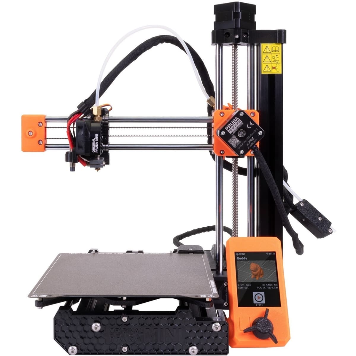 3D-принтер Prusa MINI+ FDM 1.75mm 180x180x180mm USB RJ-45 напівзібраний 2.8'' LCD Black (PR-8890)