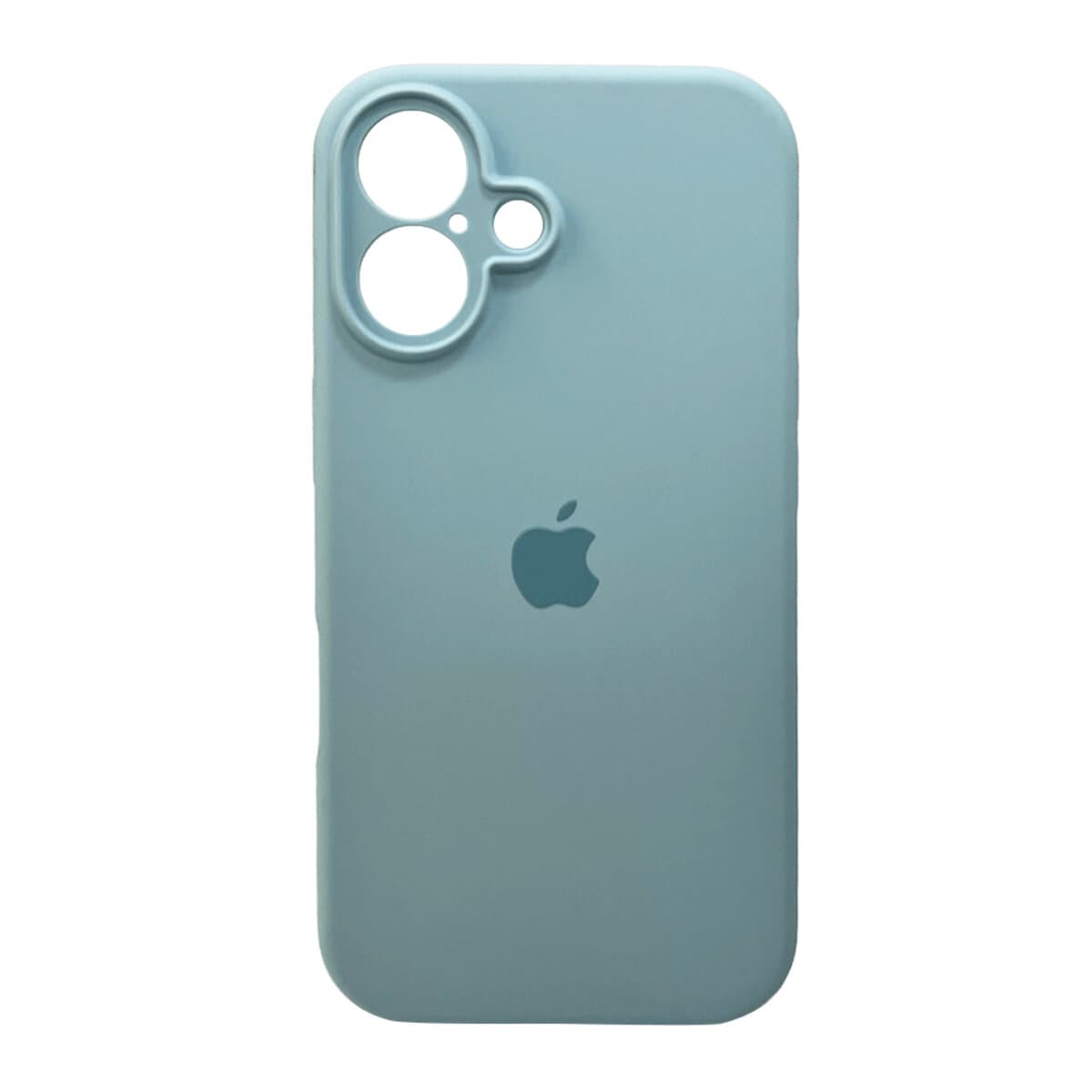 Захисний чохол-накладка Silicone Full Case AA Camera Protect для Apple iPhone 16 Mist Blue (FullAAi16-27)