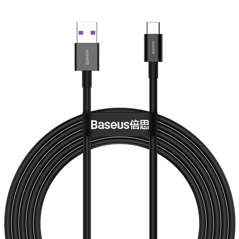 Кабель Baseus CATYS-A01 USB2.0 AM - Type-C M 2м 20V 3A 66W Superior Series Black