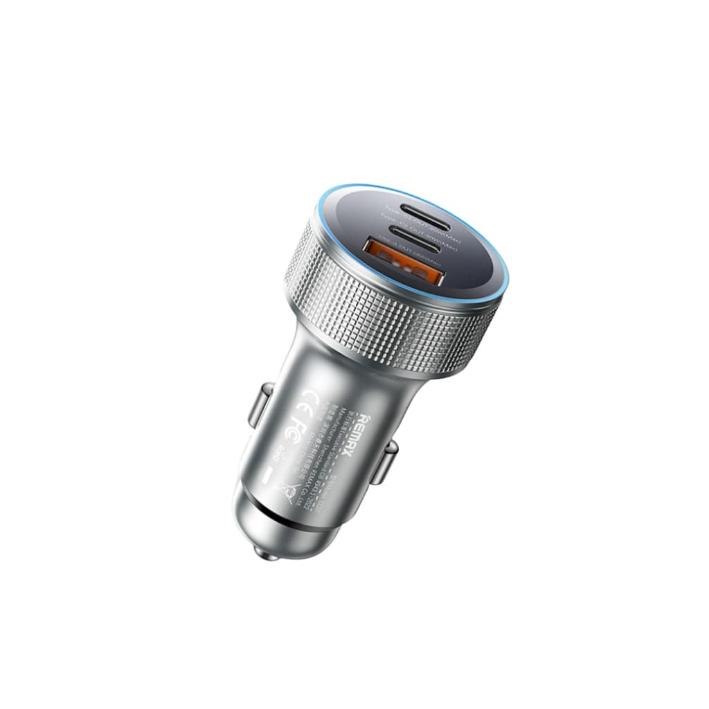 Автомобільний зарядний пристрій REMAX CC07 60W Aluminum Alloy Colorful Light Fast Charging Car Charger Tarnish