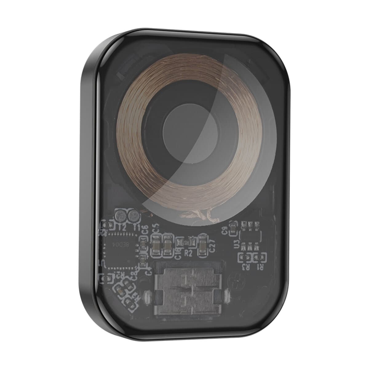 Бездротовий зарядний пристрій iWatch BOROFONE BQ25 Wireless Charger Metal Gray