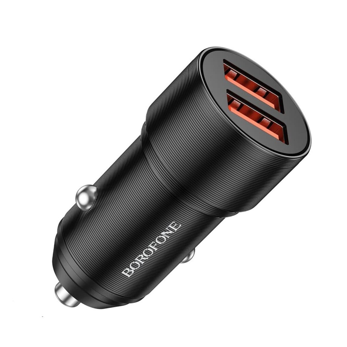 Автомобільний зарядний пристрій BOROFONE BZ19B Wisdom 36W 2xUSB QC3.0 car charger Black (BZ19BCB)