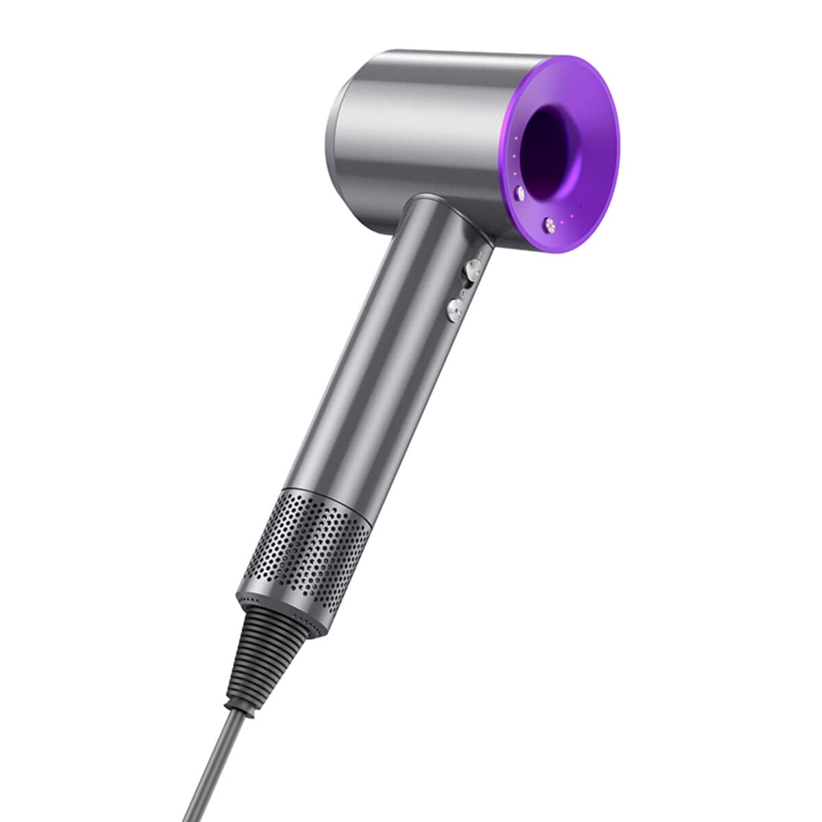 Фен для волосся HOCO HP11 Plus High-speed negative ion hair dryer EU 1600W Grey-Purple