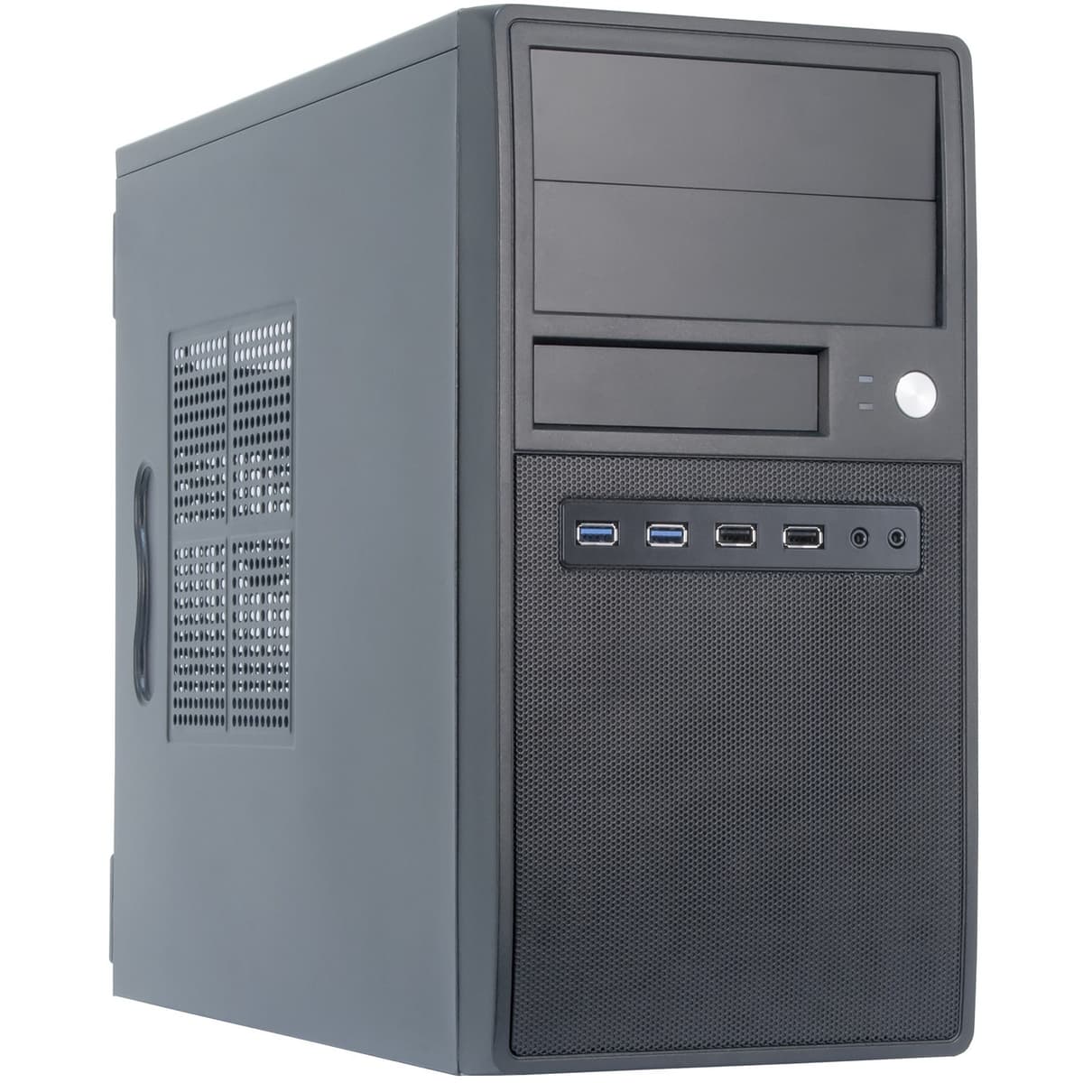 Корпус для комп'ютера Chieftec CT-04B-OP MESH без БП 2xUSB3.0 mATX Black