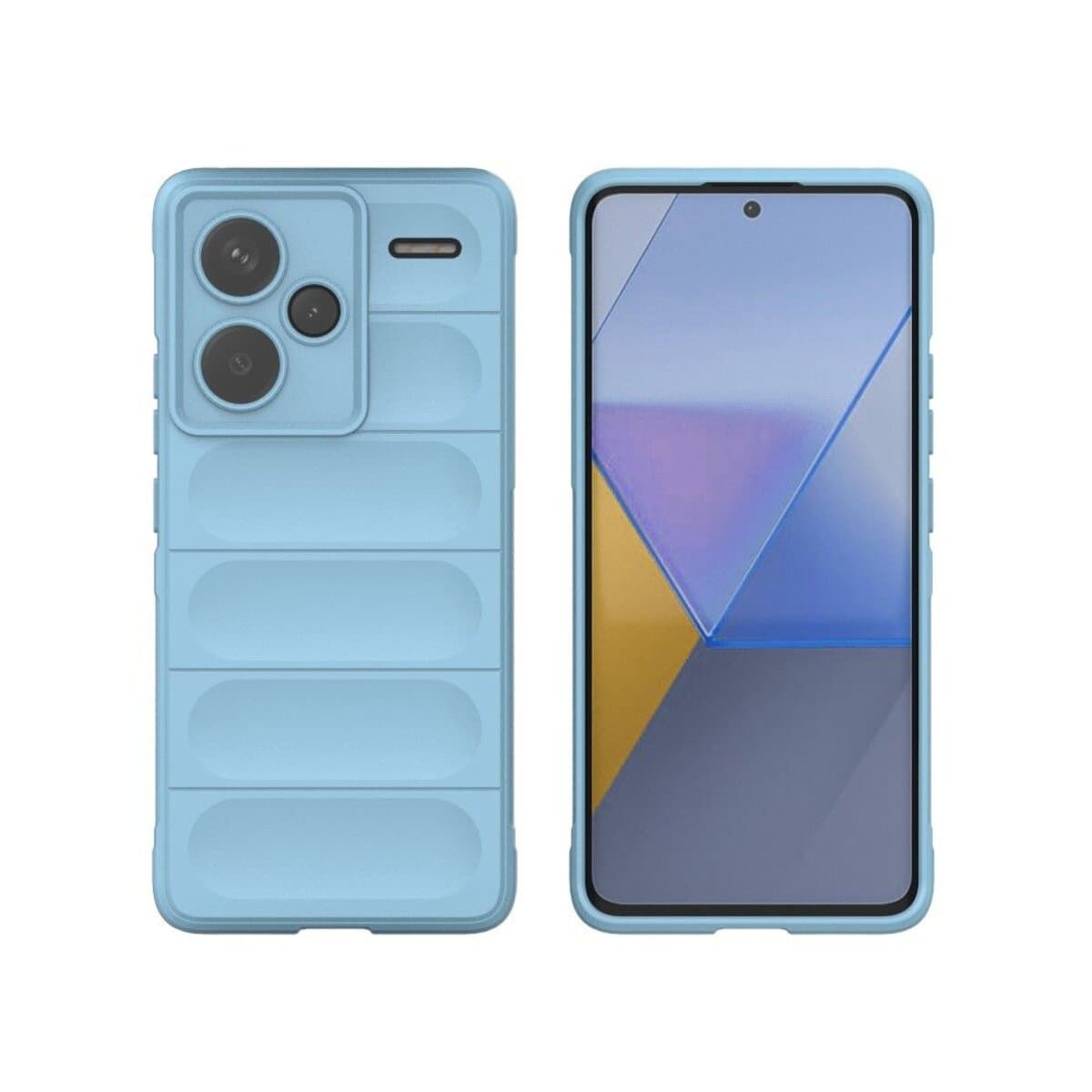 Защитный чехол-накладка Cosmic Magic Shield для Xiaomi Redmi Note 13 Pro Plus 5G Light Blue (MagicShXiNo13P+Blue)