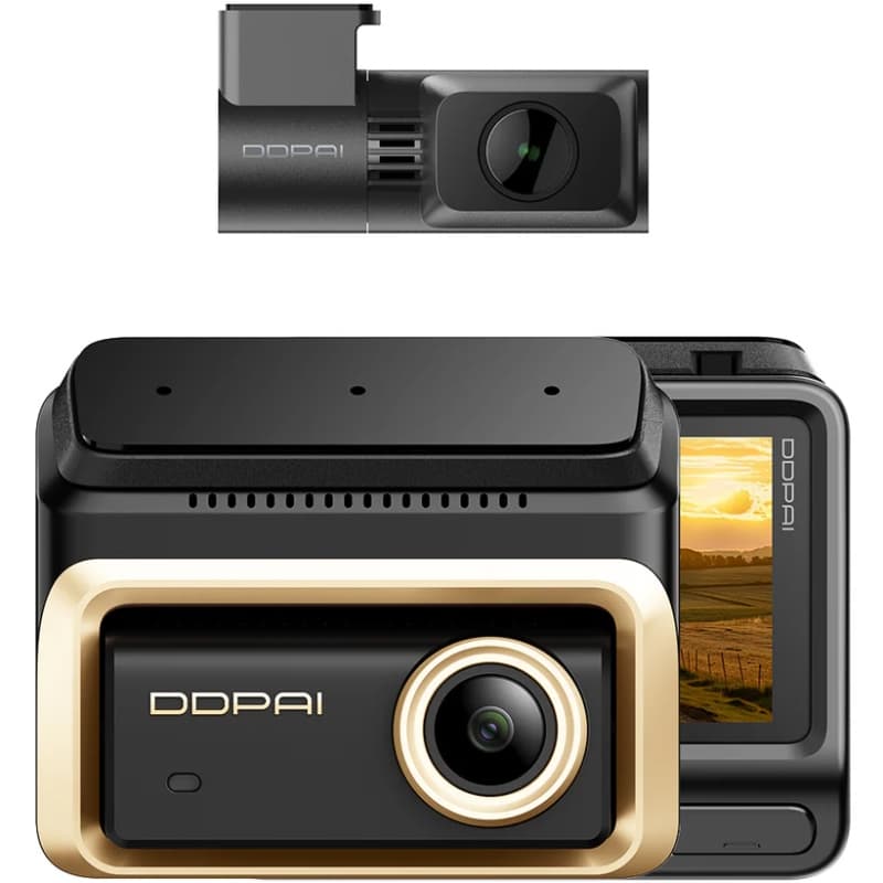 Автомобільний відеореєстратор DDPAI Dashcam Z90 + камера заднього виду 3'' 3840x2160 Black