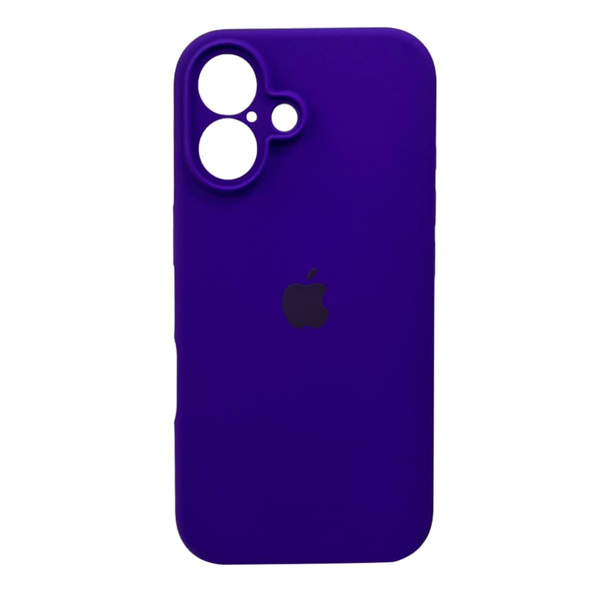 Захисний чохол-накладка Silicone Full Case AA Camera Protect для Apple iPhone 16 Dark Purple (FullAAi16-22)