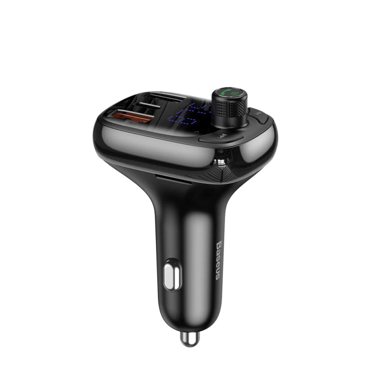 Автомобільний FM-трансмітер ресивер Baseus T S-13 Car Bluetooth MP3 Player PPS Fast Charger Edition Black (CCMT000101)