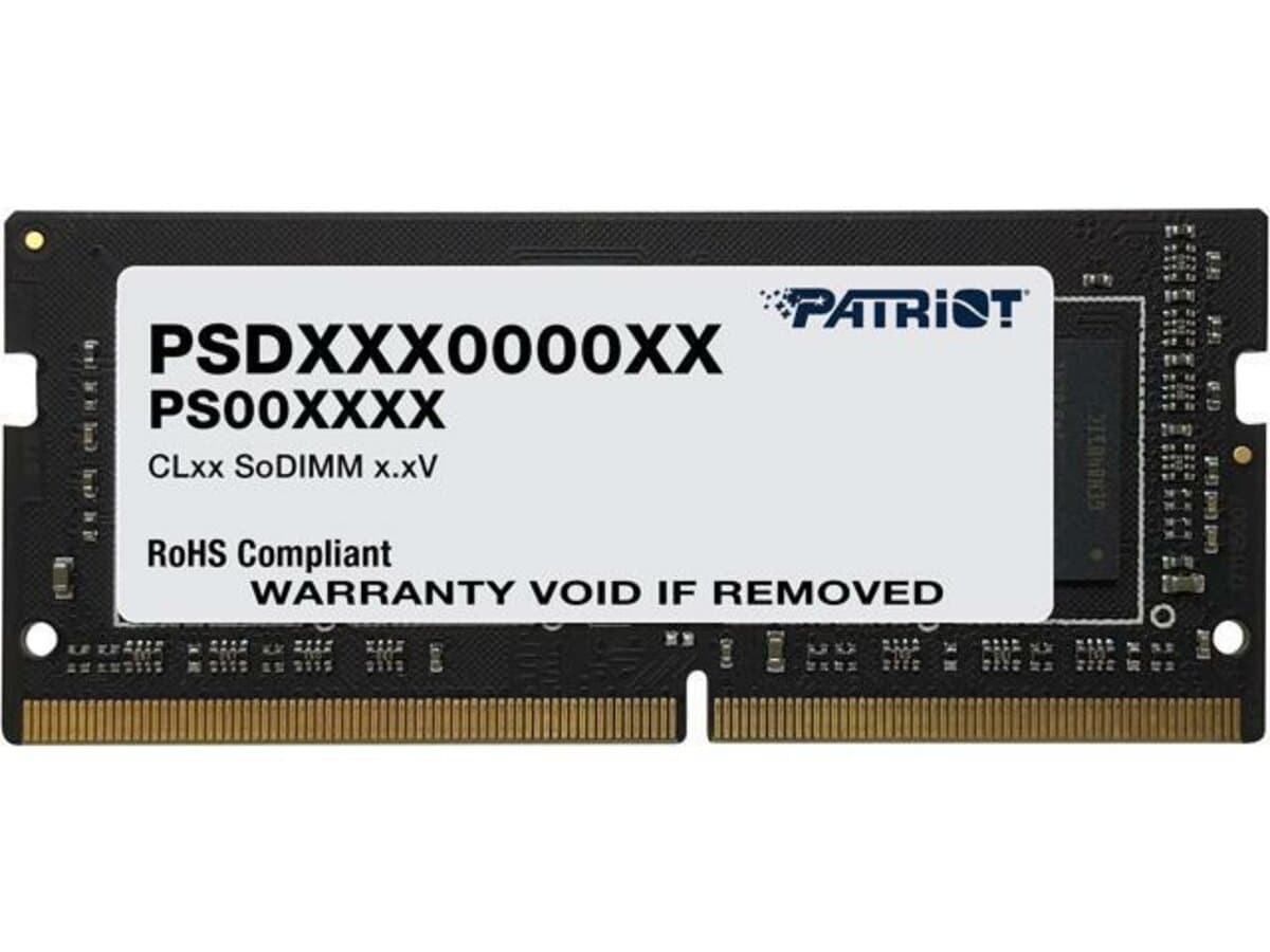 Оперативна пам'ять DDR4 Patriot SL 16GB 3200MHz CL22 SODIMM (PSD416G320081S)