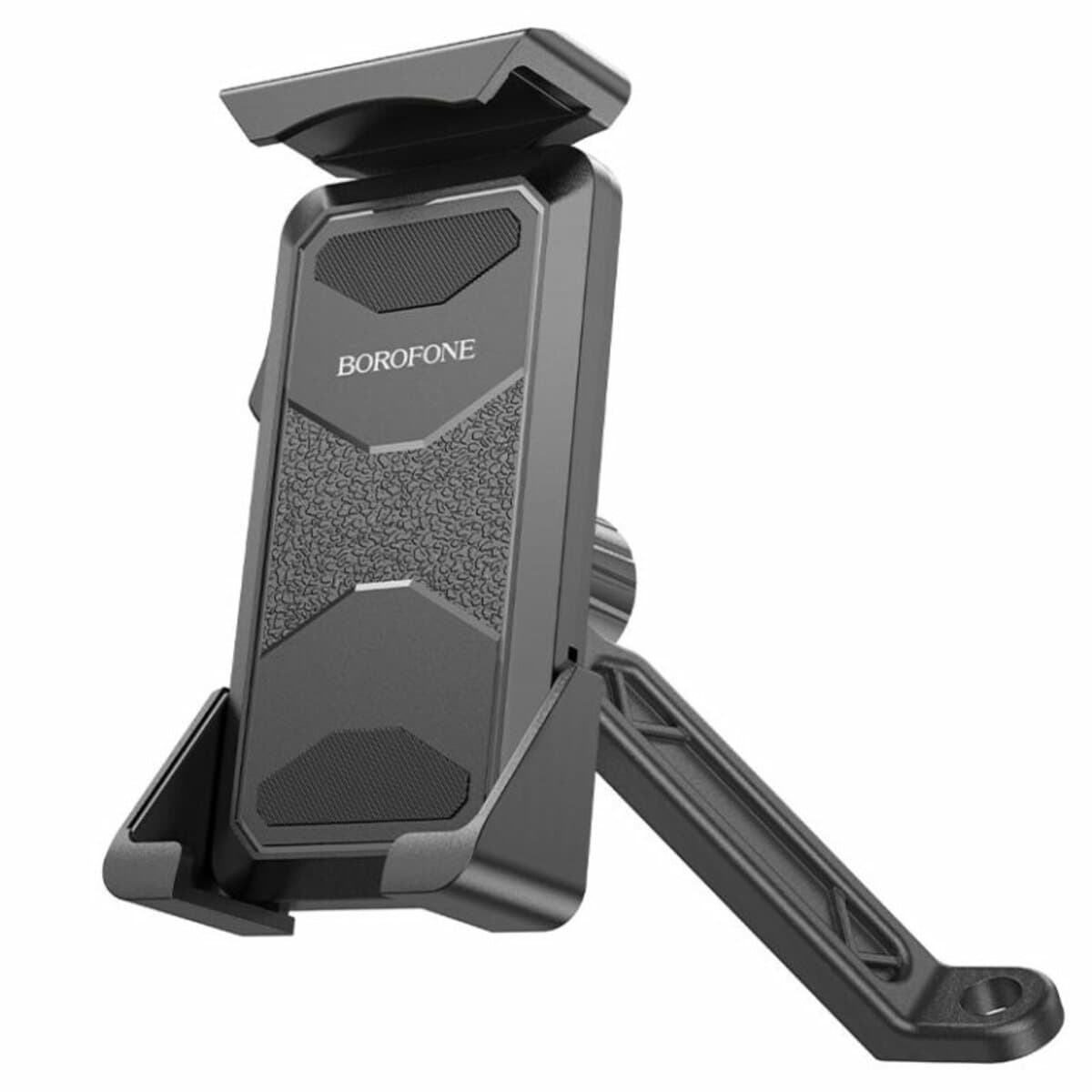 Тримач для телефону велотримач BOROFONE BH79 Guide motorcycle mirror holder Black (BH79B)