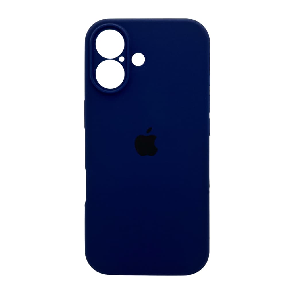 Защитный чехол-накладка Silicone Full Case AA Camera Protect для Apple iPhone 17 Navy Blue (FullAAi17-39)