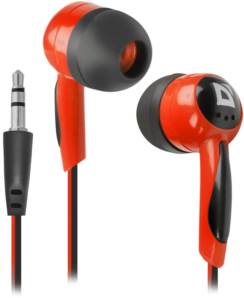 Провідні навушники Defender Basic 604 jack 3,5 Black-Red