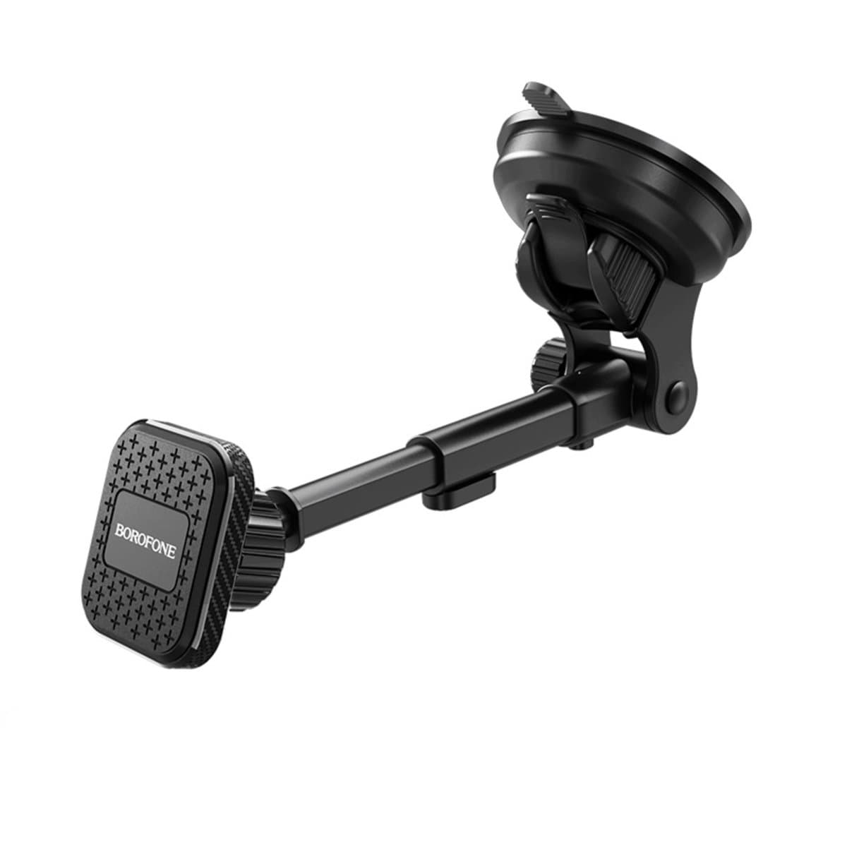 Тримач для телефону автоутримувач BOROFONE BH21 Vanda magnetic in-car phone holder для центру консолі windshield Black (BH21)