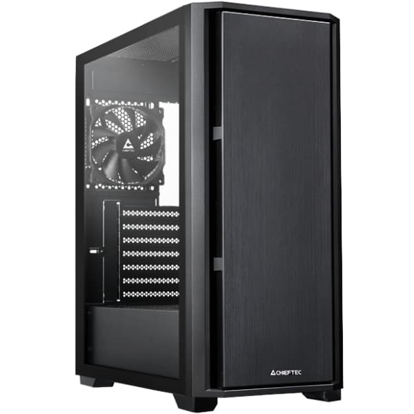 Корпус для комп'ютера Chieftec Pro Midi TG AS-02B-TG-OP ATX без БП Black (AS-02B-TG-OP)
