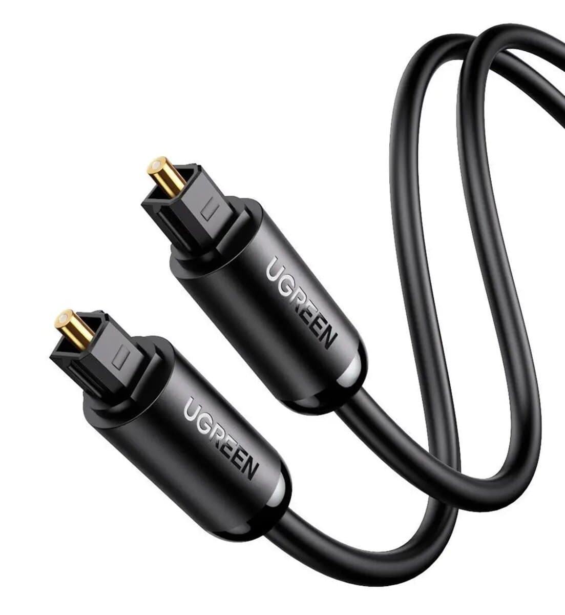 Аудио кабель UGREEN AV122 Toslink to Toslink Optical Audio Cable 2m Black (UGR-70892)