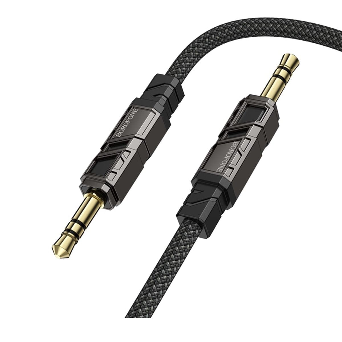 Аудіокабель BOROFONE BL22 Dignity audio cable AUX 3.5 мм to AUX 3.5 мм 1м Black