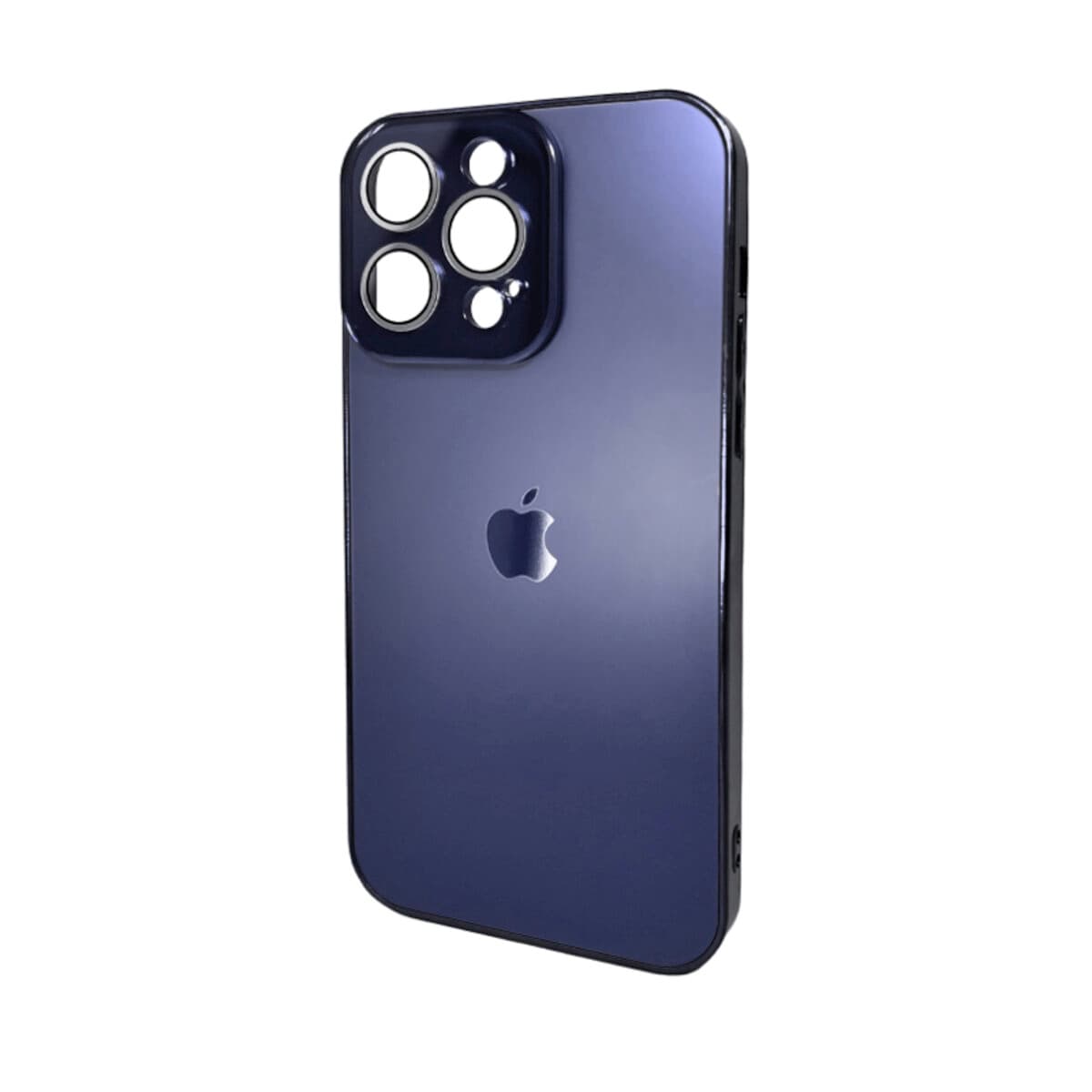 Защитный чехол-накладка AG Glass Sapphire Frame MagSafe Logo для Apple iPhone 15 Pro Max Deep Purple (AGSappiFRP15PMPurple)