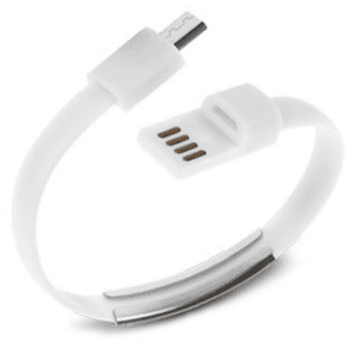 Кабель-браслет S0605 USB to Micro-USB 2.0 RTL White