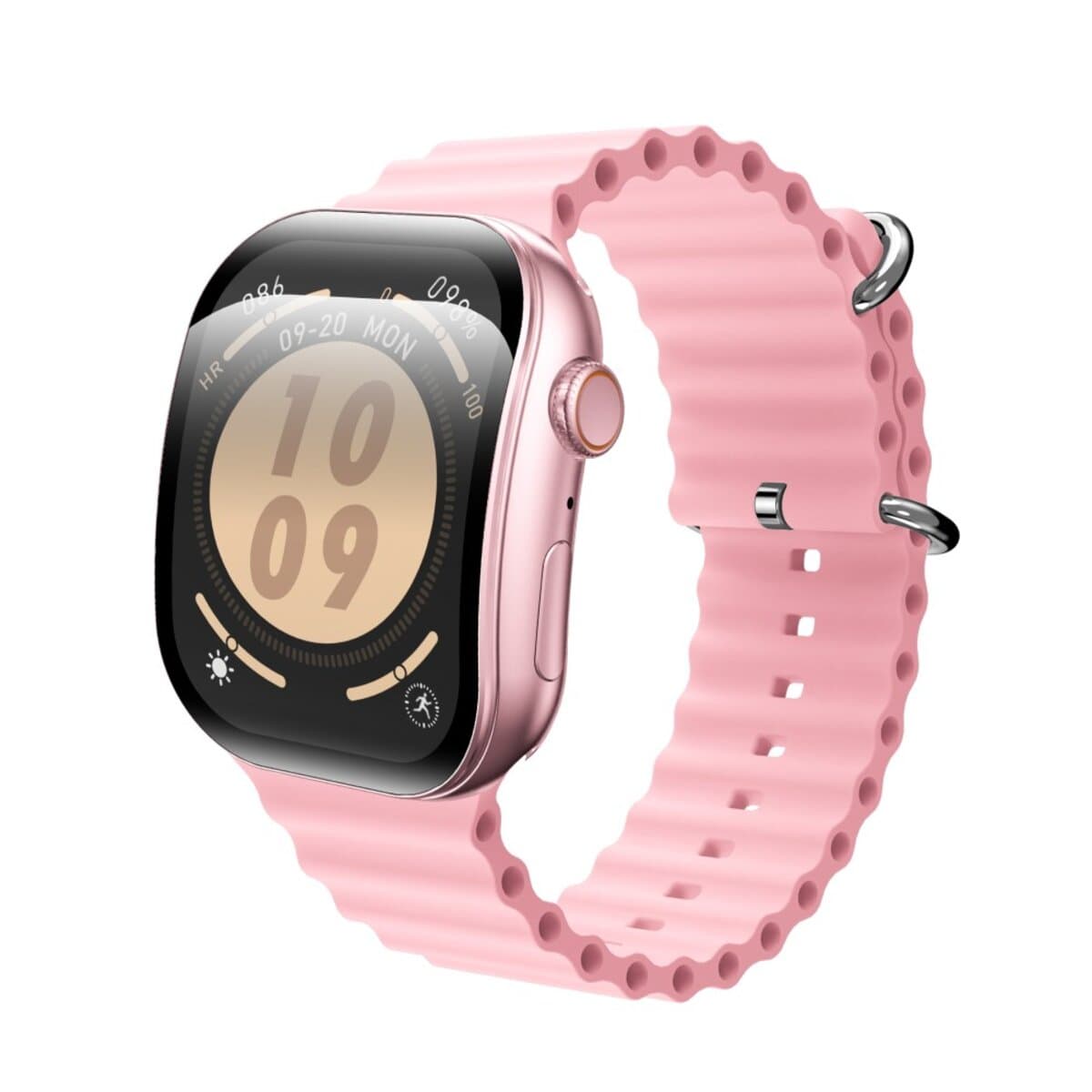 Смарт-годинник W&O X10 Pro 3 IP67 1.95" 240mAh BT5.2 Pink (WOX10P3PI)
