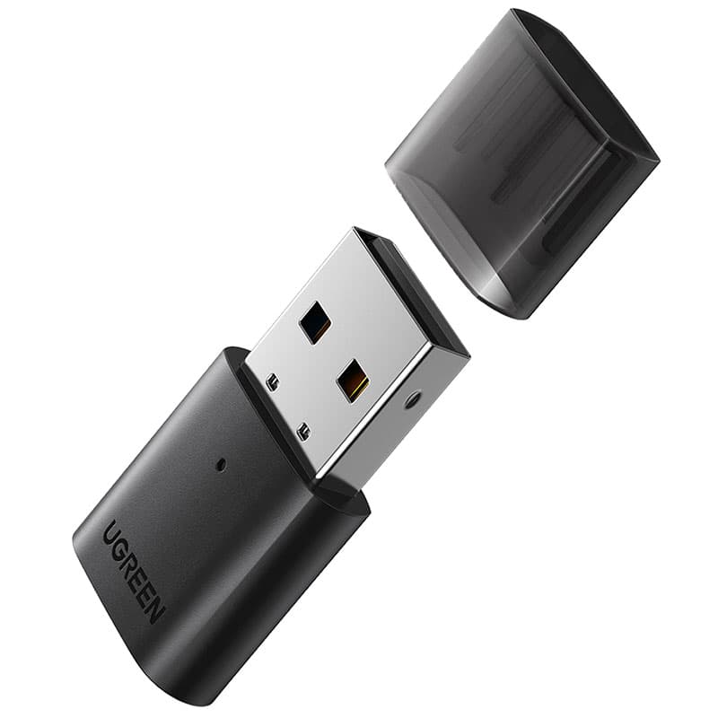 Bluetooth-адаптер UGREEN CM390 BT5.0 USB RTL8761BUV Black (80889)