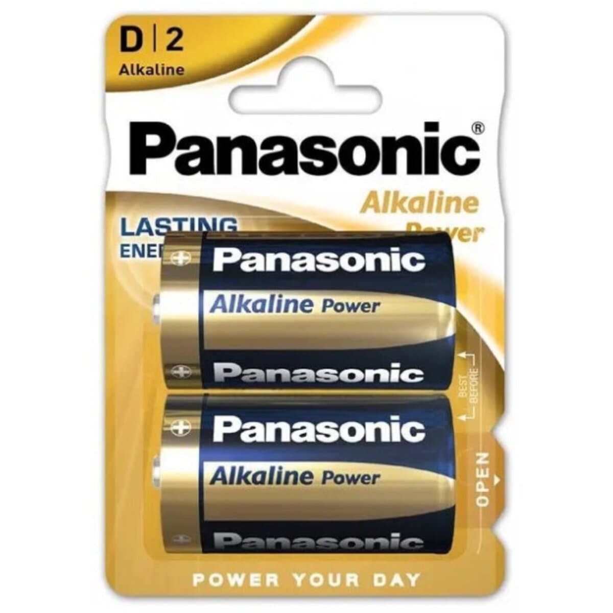 Батарейка Panasonic LR20 D Alkaline 1.55V 2шт