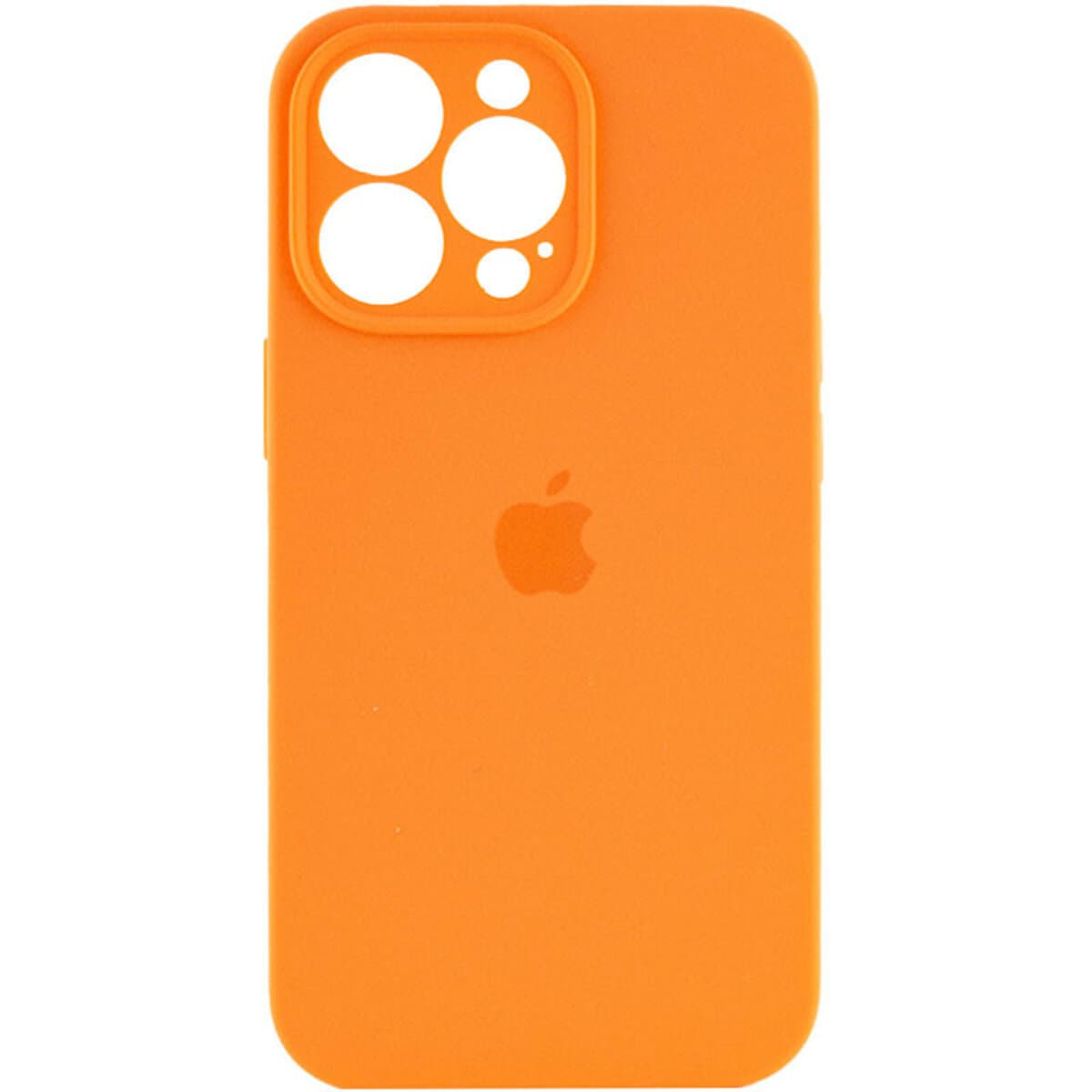 Захисний чохол-накладка Silicone Full Case AA Camera Protect для Apple iPhone 14 Pro Max Orange (FullAAi14PM-52)