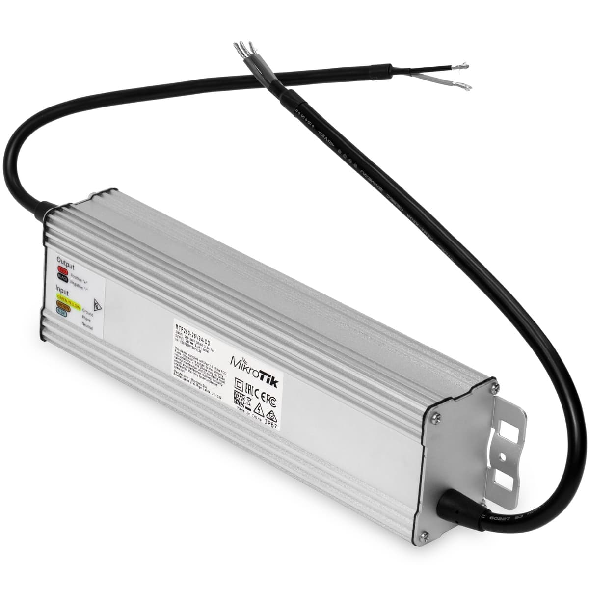 Блок живлення MikroTik MTP250-26V94-OD Outdoor AC/DC Power Supply with 26V 250W output (MTP250-26V94-OD)