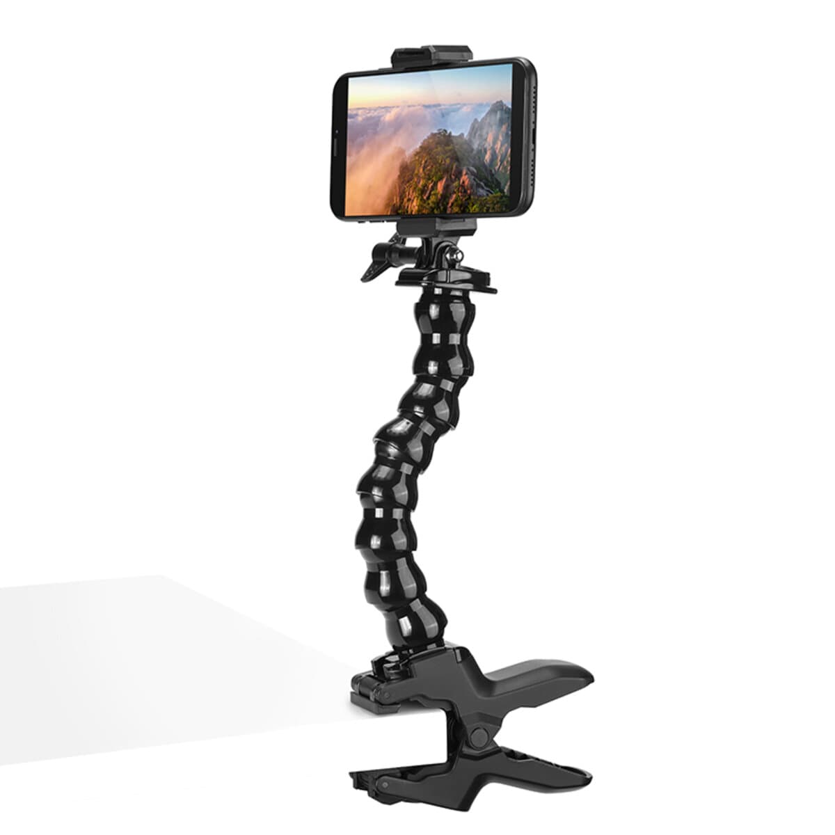 Гнучкий тримач для телефона камери з кріпленням до столу Ulanzi MP-4 U-select Clamp Phone Mount with Adjustable Gooseneck Black (UV-2997)