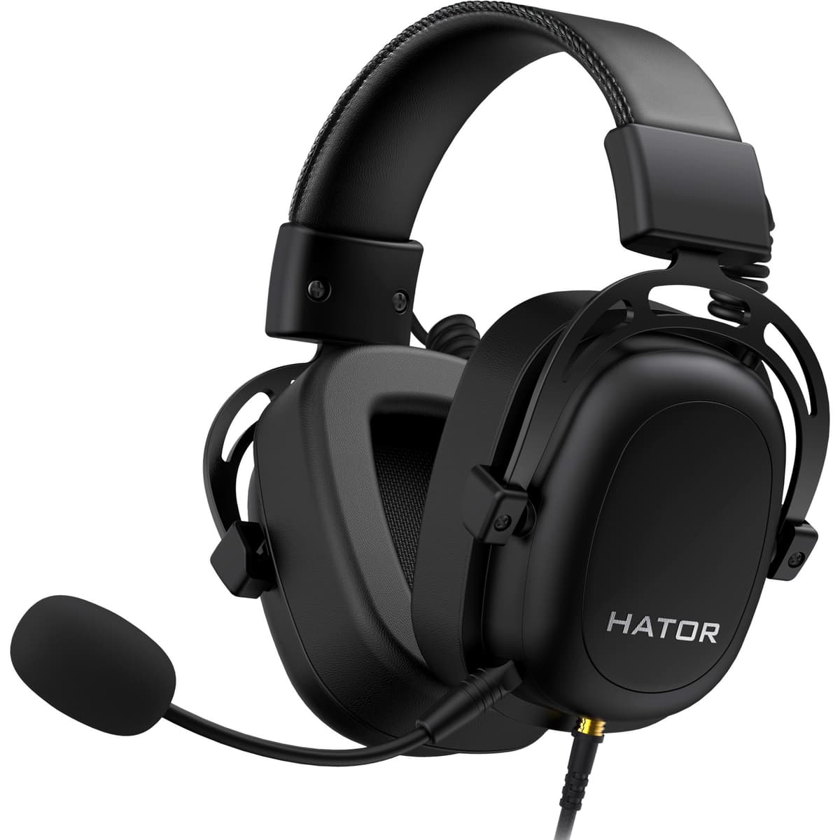 Провідні ігрові навушники Hator Hypergang 2 USB 7.1 3.5mm jack Black