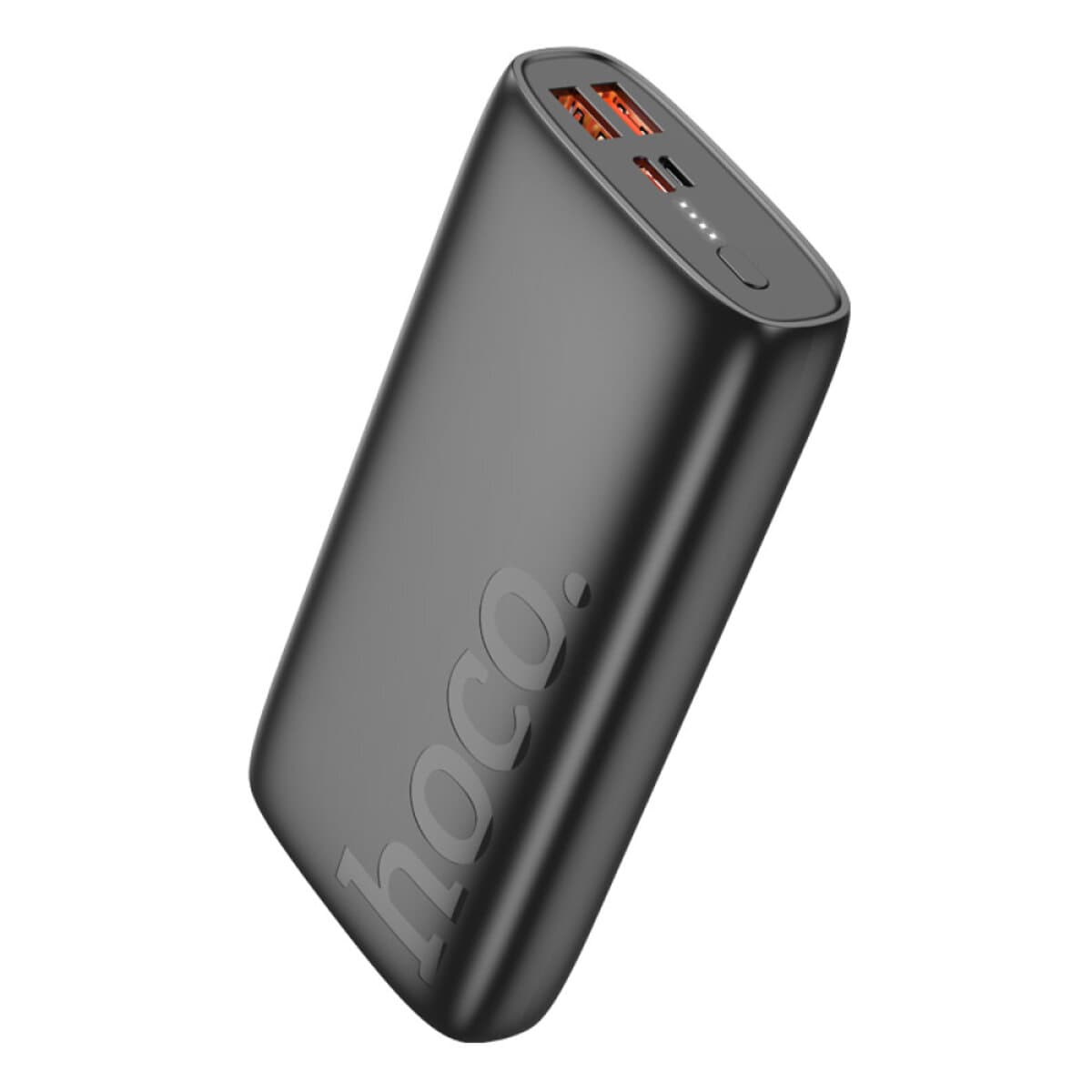 Powerbank павербанк УМБ HOCO J122A Respect 22.5W+PD20W fully compatible Li-pol Black