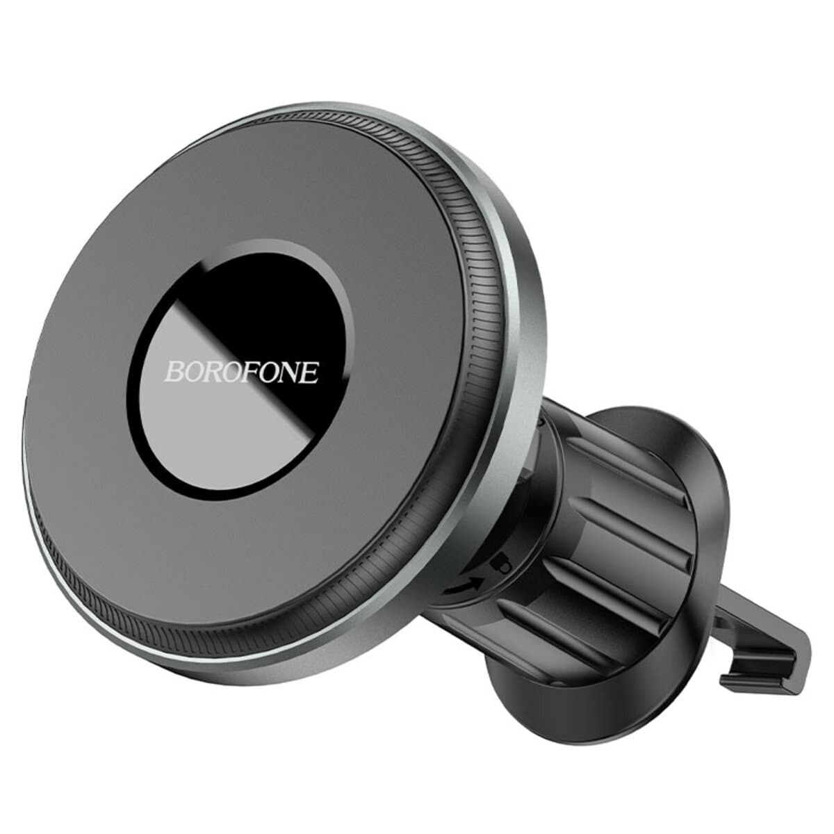 Тримач для телефону автотримач BOROFONE BH77 Seaside air outlet ring magnetic car holder Black (BH77)