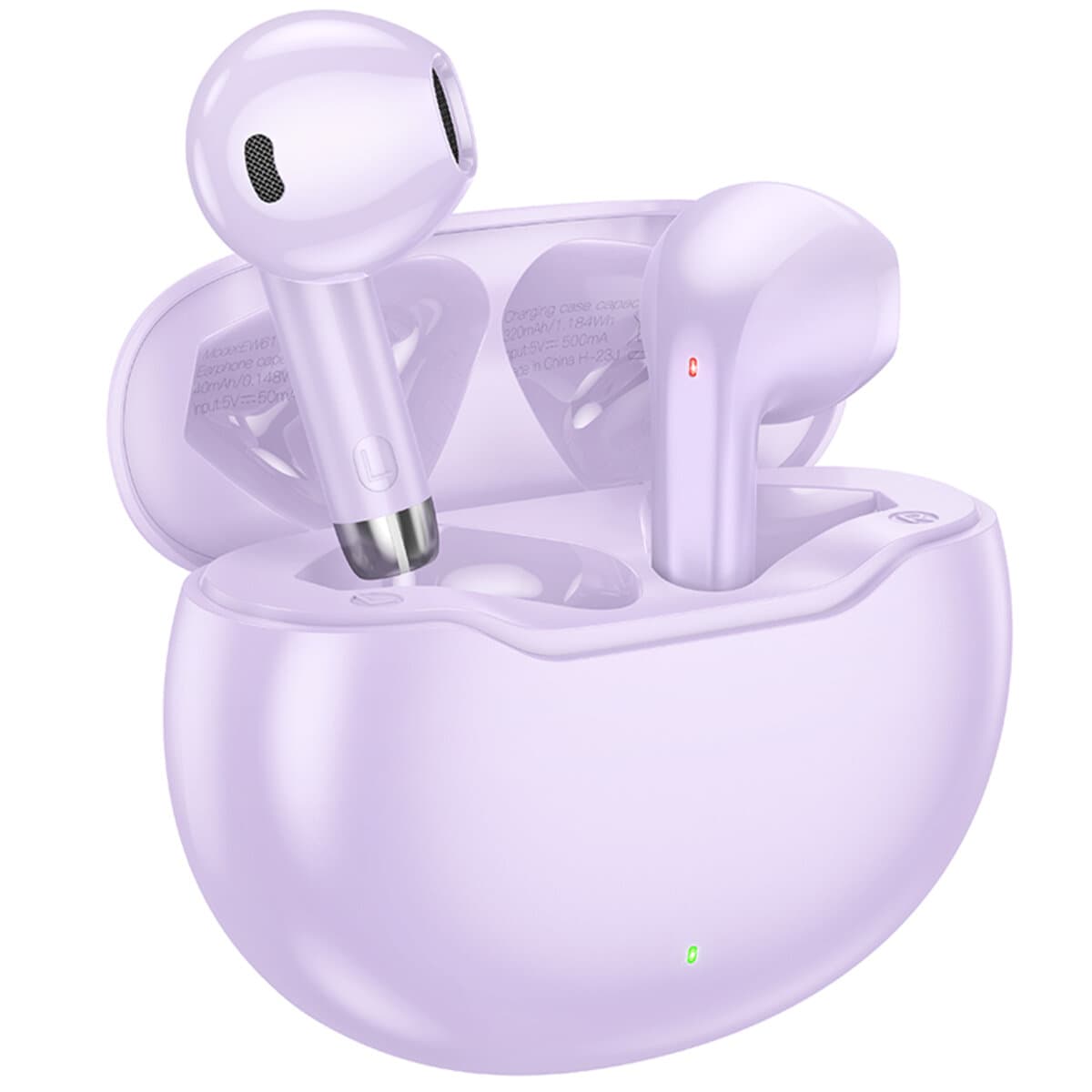 Бездротові навушники HOCO EW61 June true wireless BT5.3 TWS headset 320mAh Purple