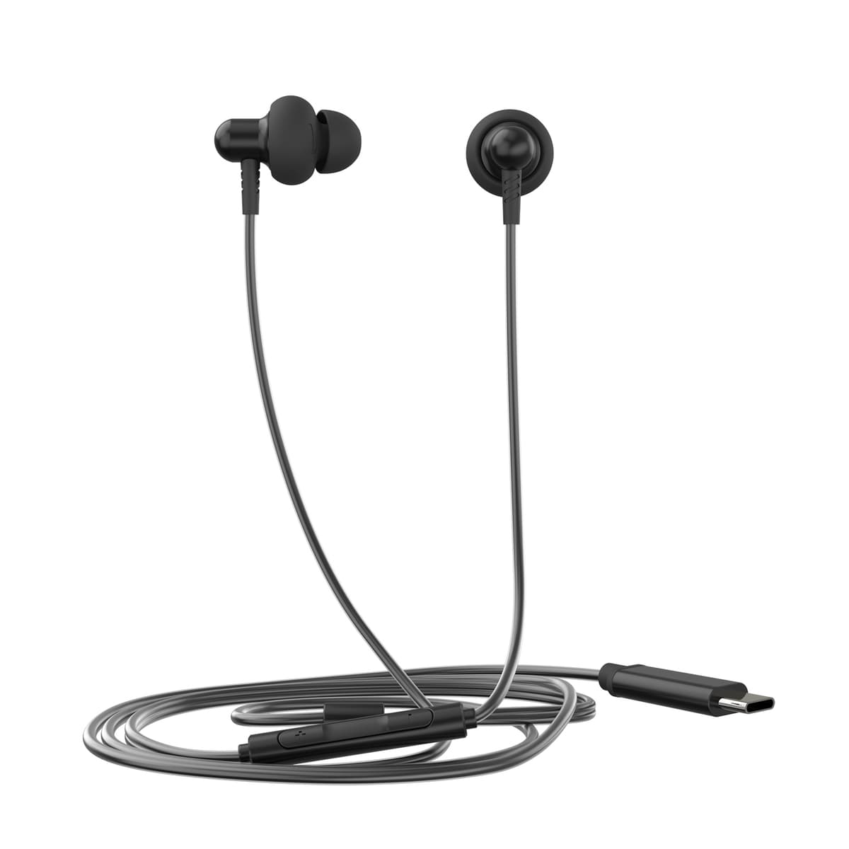 Проводные наушники с микрофоном HP DHH-1126 Type-C Black
