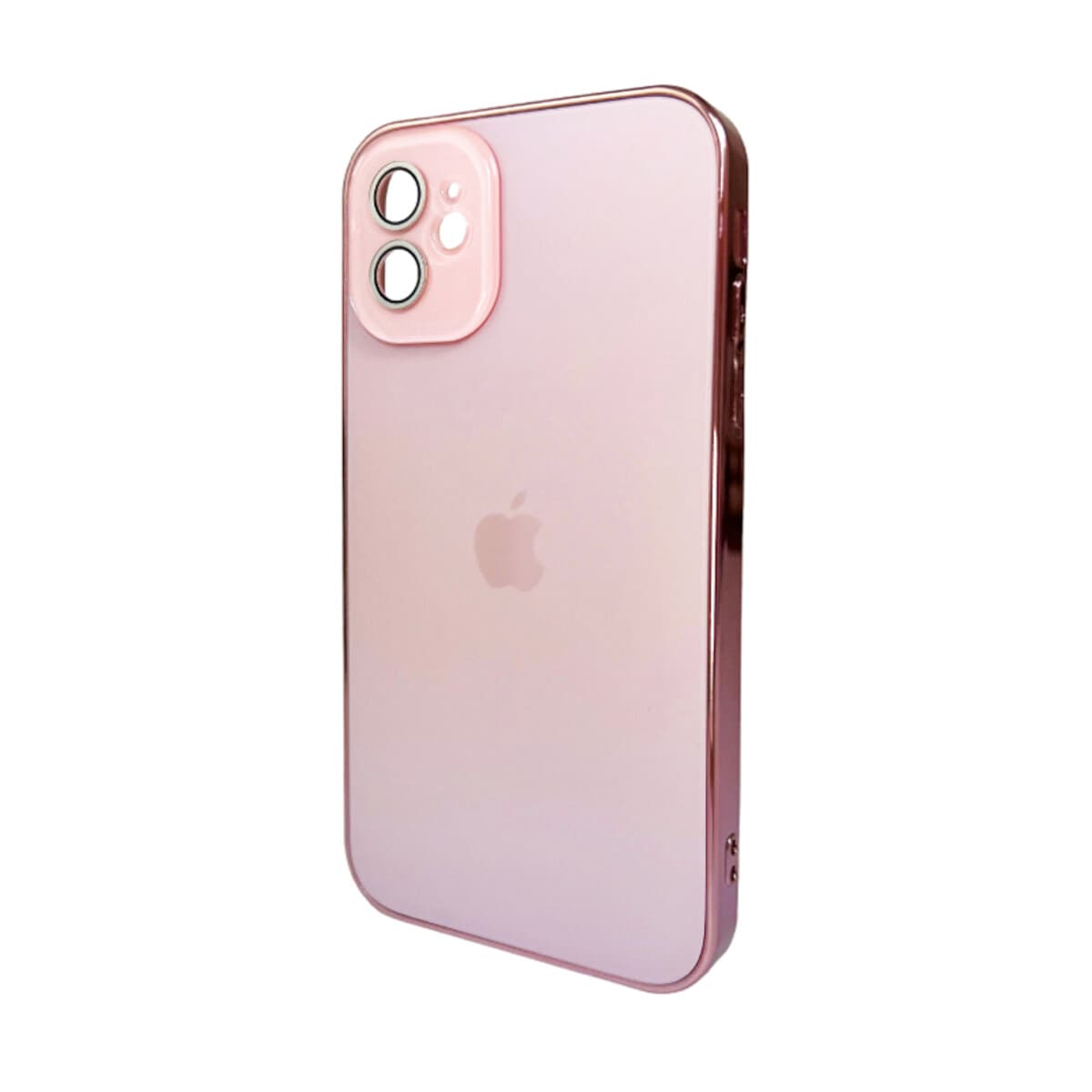 Защитный чехол-накладка AG Glass Sapphire Frame MagSafe Logo для Apple iPhone 12 Pink (AGSappiFRP12Pink)