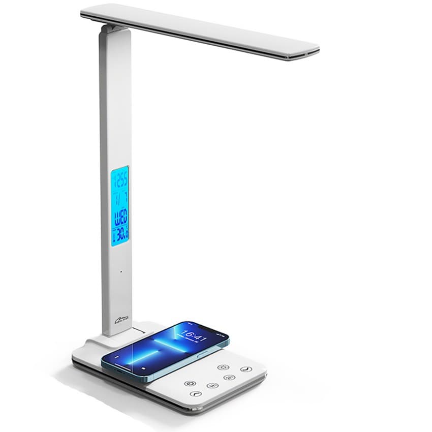 Настільна LED лампа Media-Tech MT222 LEDITOU з вбудованою безпровідною зарядкою 4Вт 750Lm White
