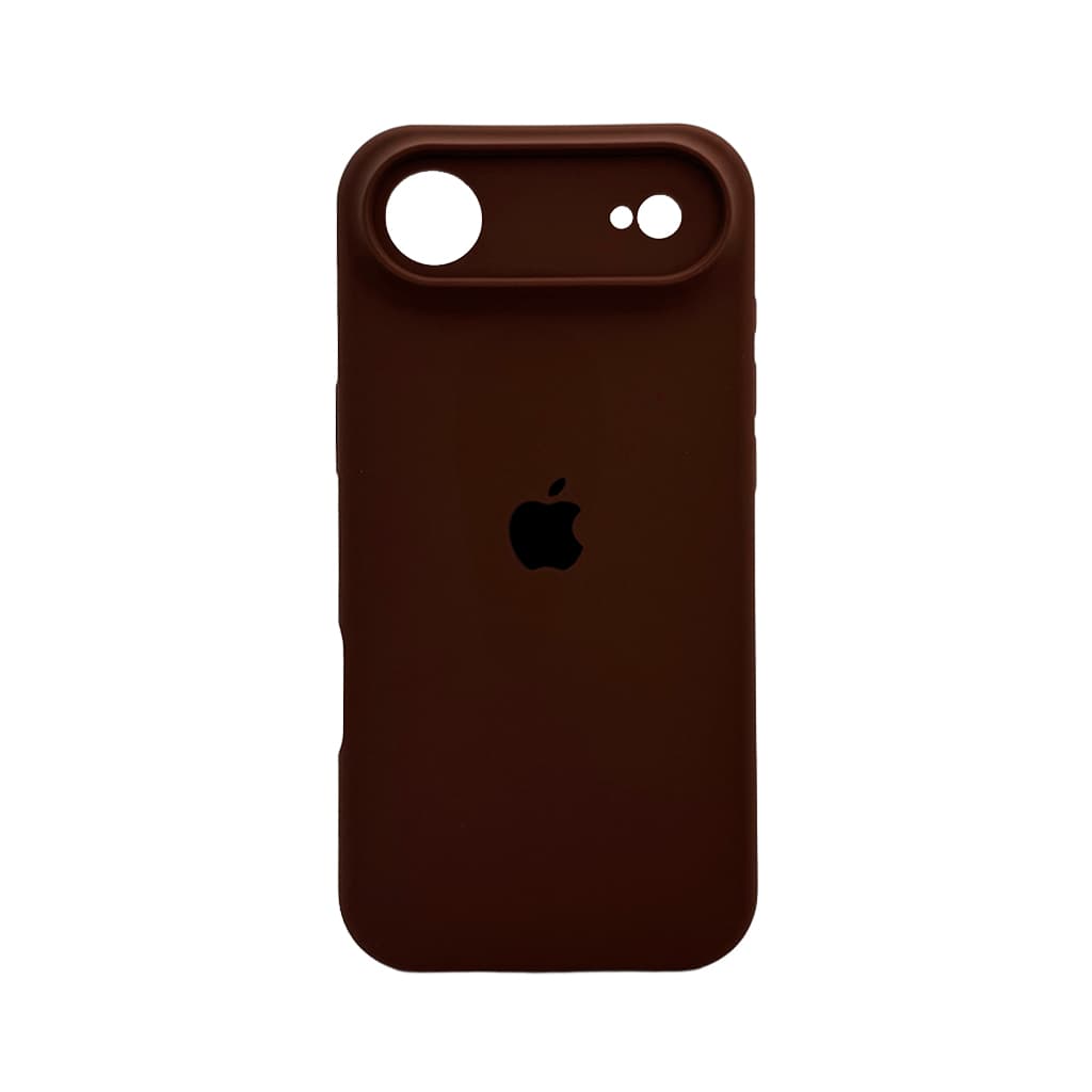 Захисний чохол-накладка Silicone Full Case AA Camera Protect для Apple iPhone 17 Air Choco (FullAAi17A-75)