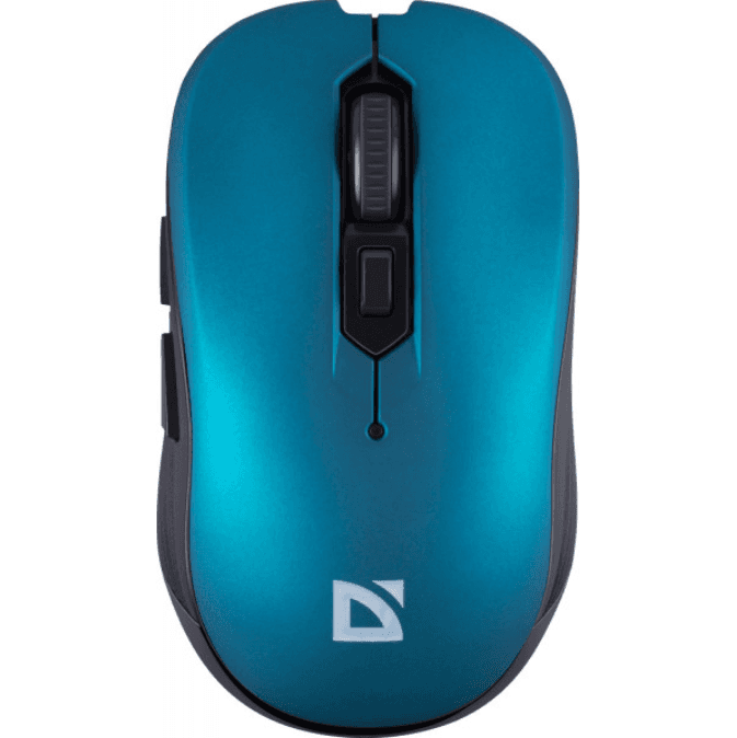 Бездротова безшумна мишка Defender Gassa MM-105 6кн 1600 dpi Turquoise (52102)