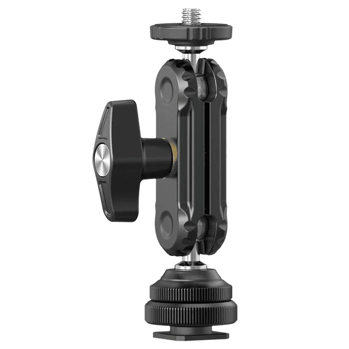 Шарнірне кріплення для камери Ulanzi R098 Double Ball Heads with Code Shoe Mount Black (2954)