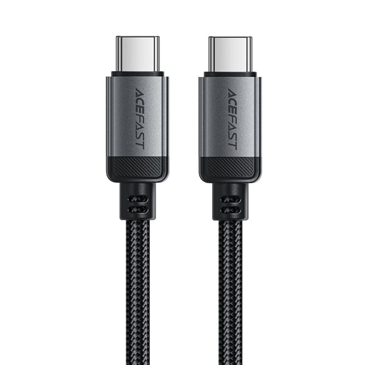 Кабель ACEFAST C20-03 Type-C to Type-C aluminum alloy charging data cable Black