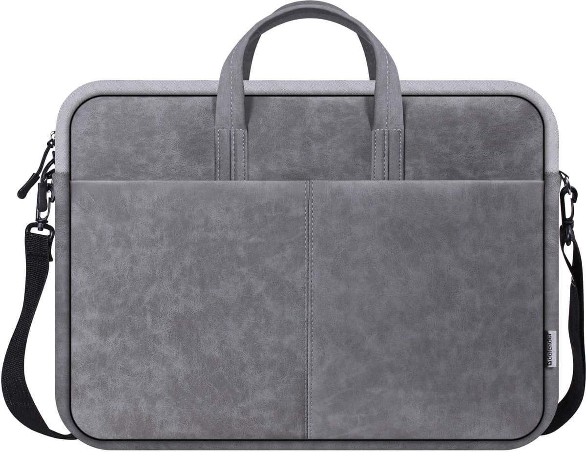 Сумка для ноутбука Defender Solid 15.6'' шкіра Grey (26088)