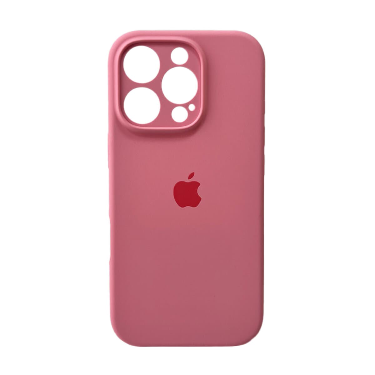 Захисний чохол-накладка Silicone Full Case AA Camera Protect для Apple iPhone 16 Pro Light Pink (FullAAi16P-6)