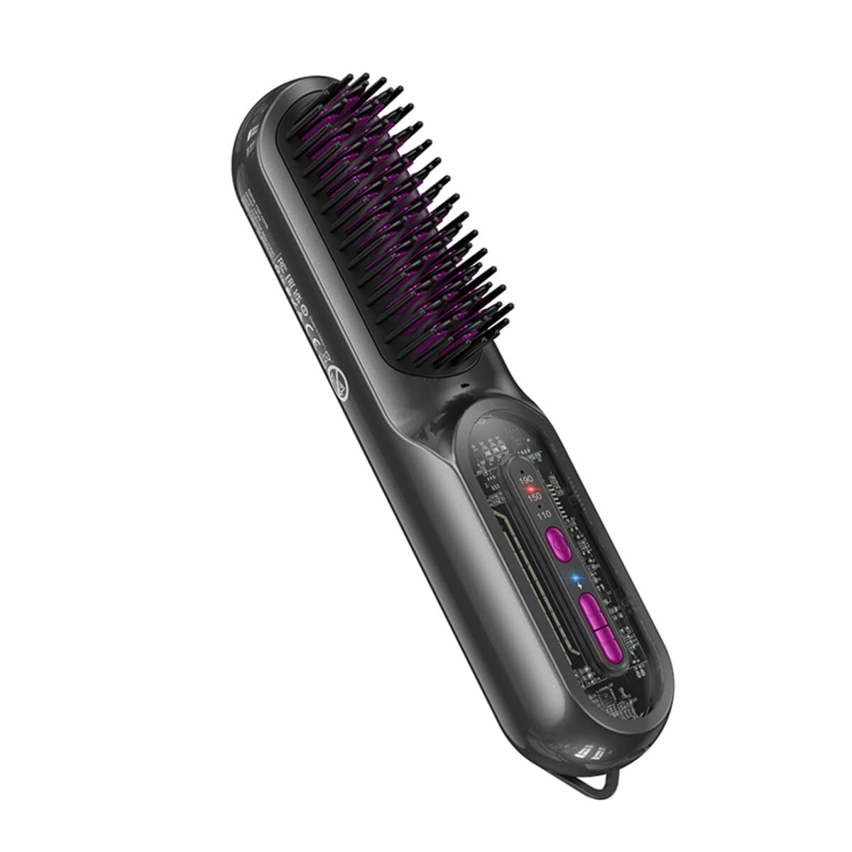 Расческа для выпрямления волос HOCO HP45 Heating straight hair comb 4000mAh Grey