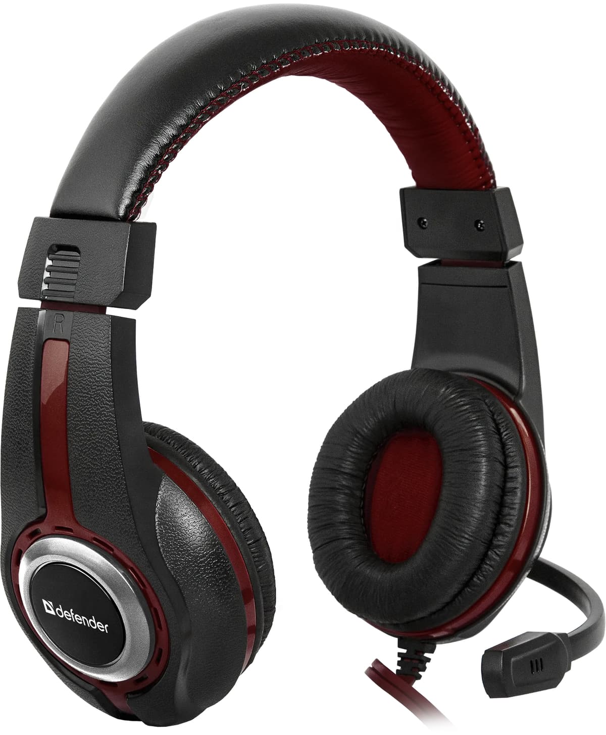 Провідні ігрові навушники з мікрофоном Defender Warhead G-185 х 3.5mm jack Red-Black