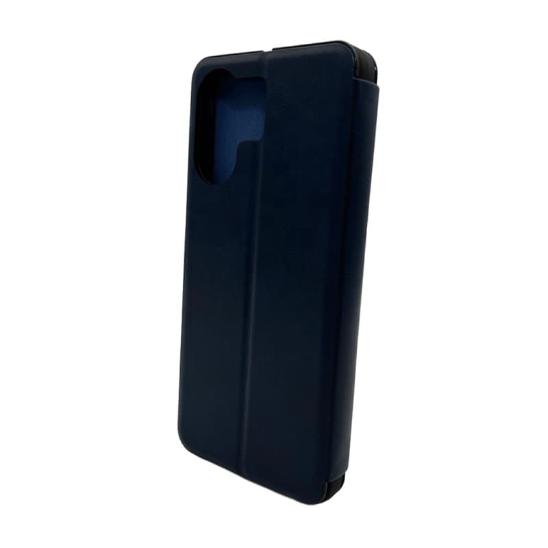 Захисний чохол-книжка Leather Premium для Xiaomi Redmi 13C / Poco C65 Blue (LPRRm13CBlue)